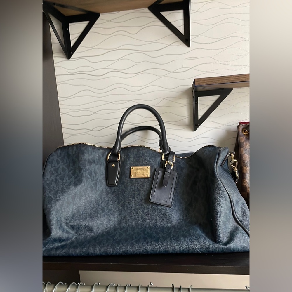 Michael Kors Jet Set Large Weekender Baltic Blue - Picture 5 of 6
